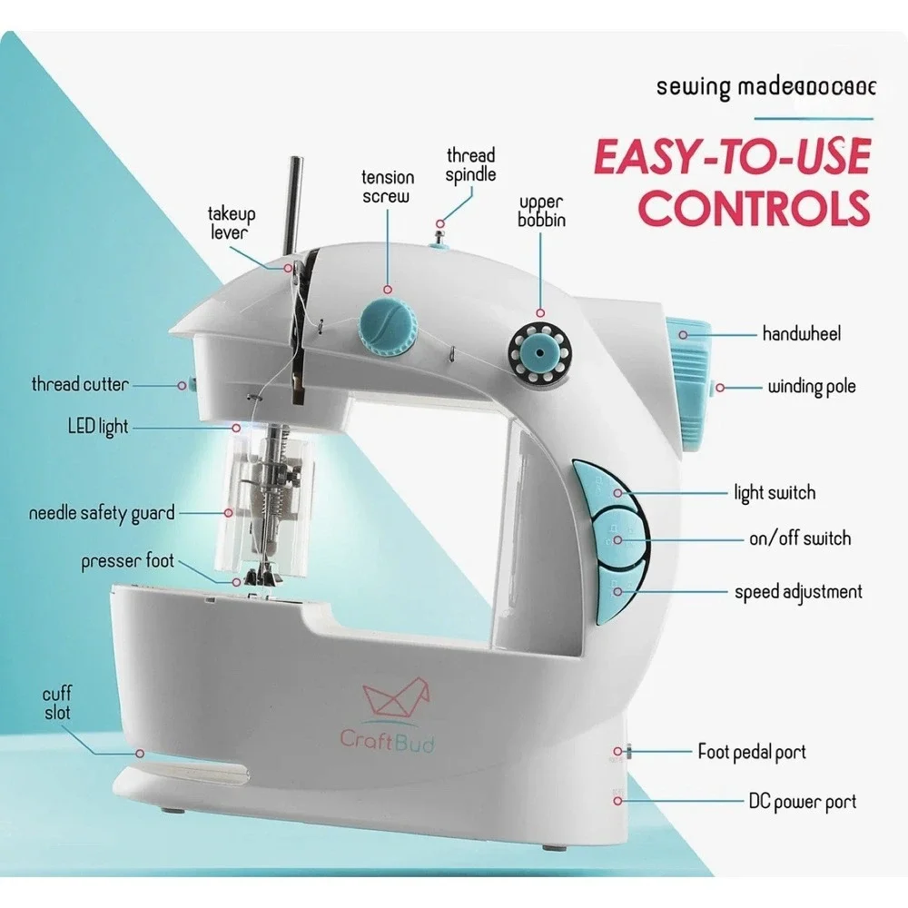 CraftBud Mechanical‎ Sewing Machine Set For Beginners